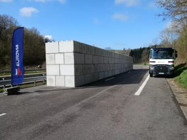 TETRA BLOC bloc béton blocs de béton calepinage mur de soutènement mur de soutien case de stockage