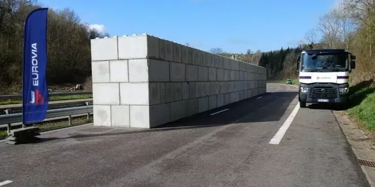 TETRA BLOC bloc béton blocs de béton calepinage mur de soutènement mur de soutien case de stockage