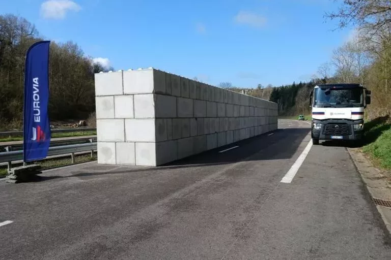 TETRA BLOC bloc béton blocs de béton calepinage mur de soutènement mur de soutien case de stockage