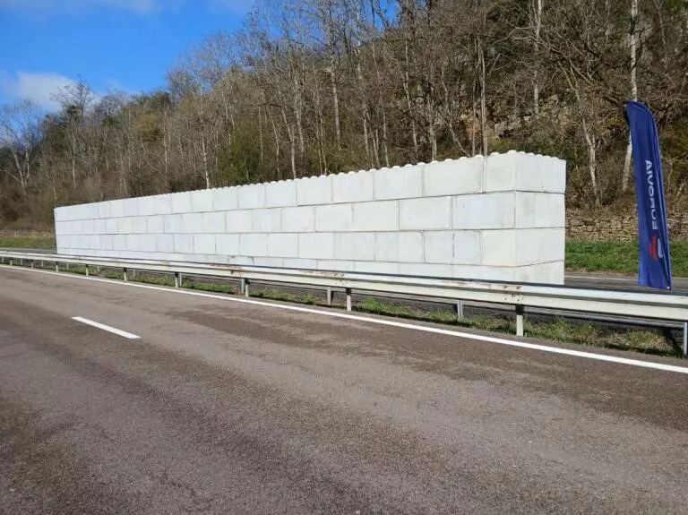 TETRA BLOC bloc béton blocs de béton calepinage mur de soutènement mur de soutien case de stockage