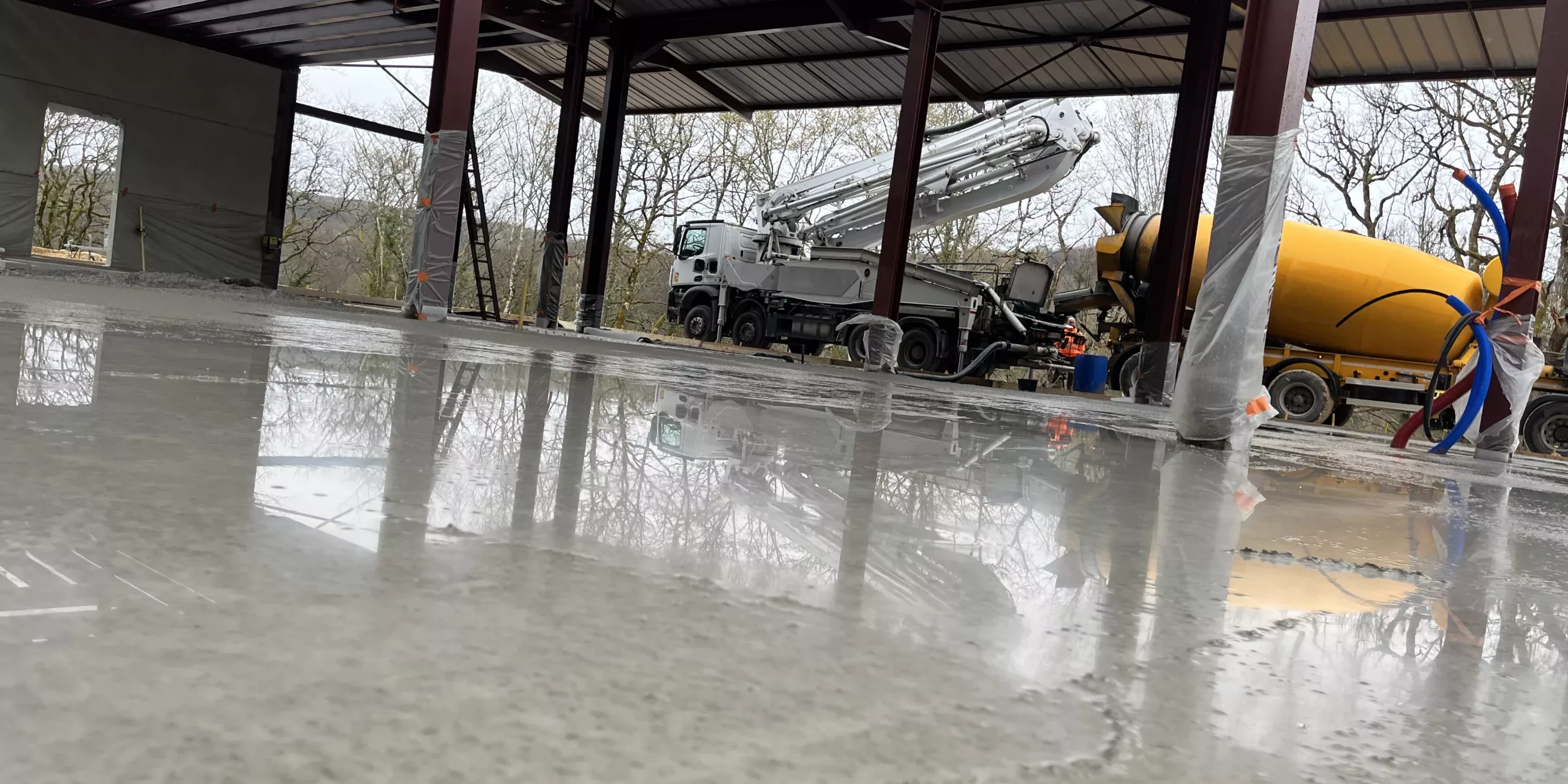 béton toupie travaux pblics