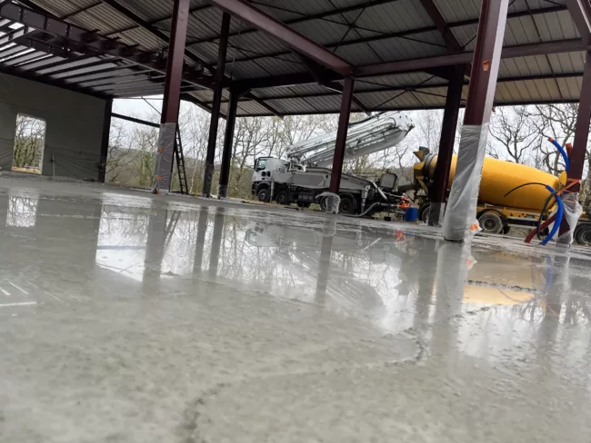 béton toupie travaux pblics