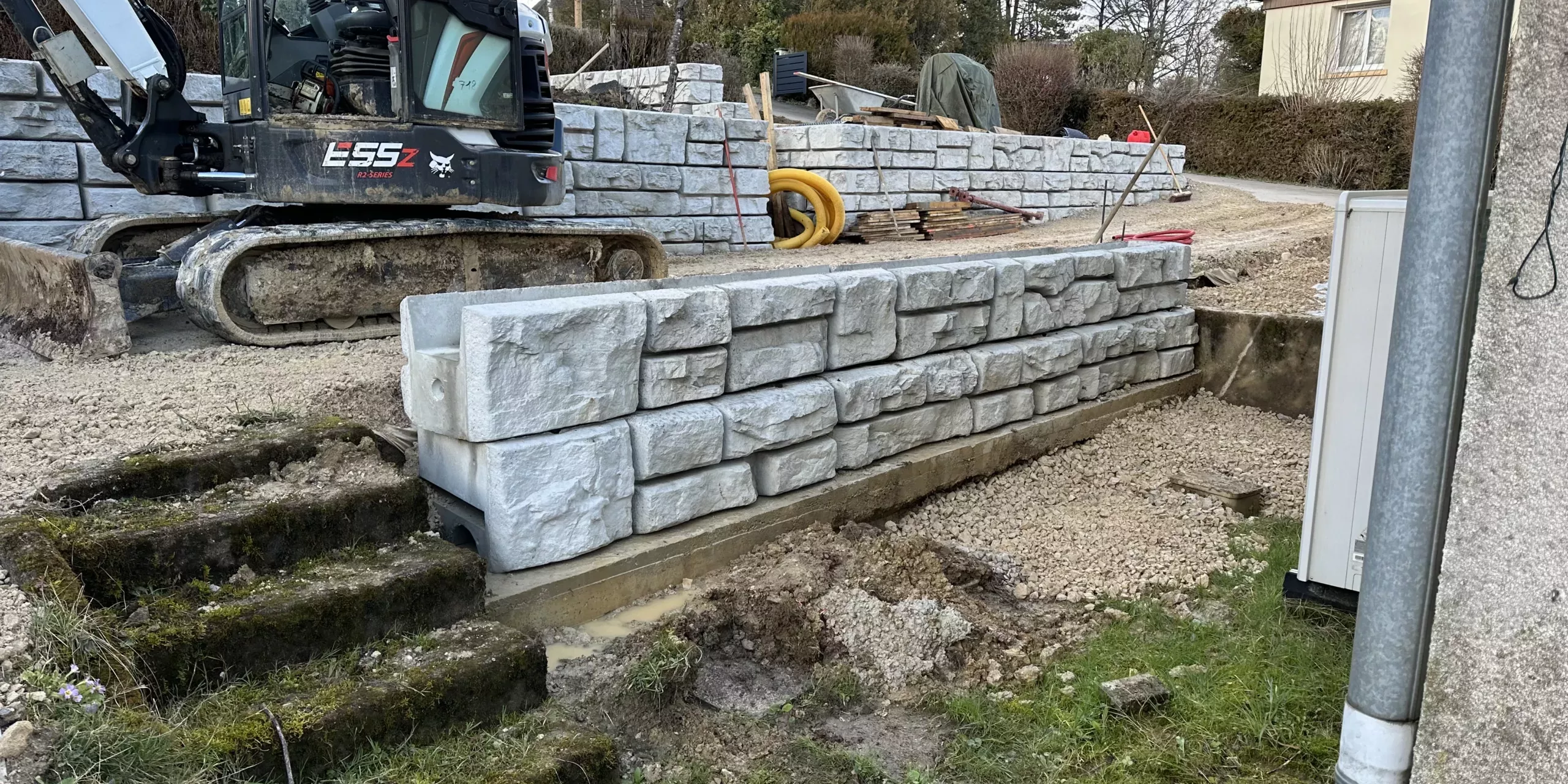 REDI ROCK TETRA BLOC bloc de béton bloc béton block de béton béton bloc béton block mur de soutènement case de stockage béton